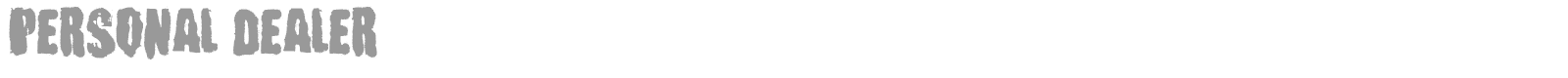 Personal Dealer font preview